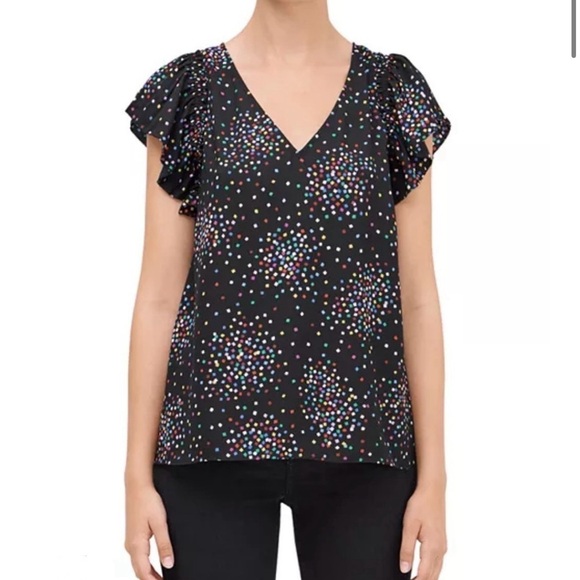 Kate Spade Confetti Cheer Blouse - Size S - Picture 1 of 6